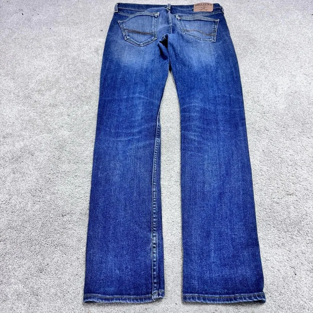 Hollister Jeans Men’s Blue Skinny Pockets Size 30x32